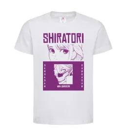 Детская футболка Shiratori Белый фото