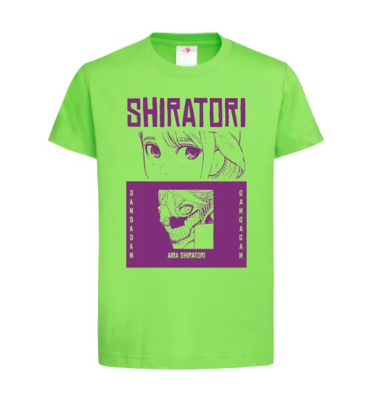 Детская футболка Shiratori Лаймовый фото