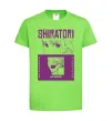 Детская футболка Shiratori Лаймовый фото