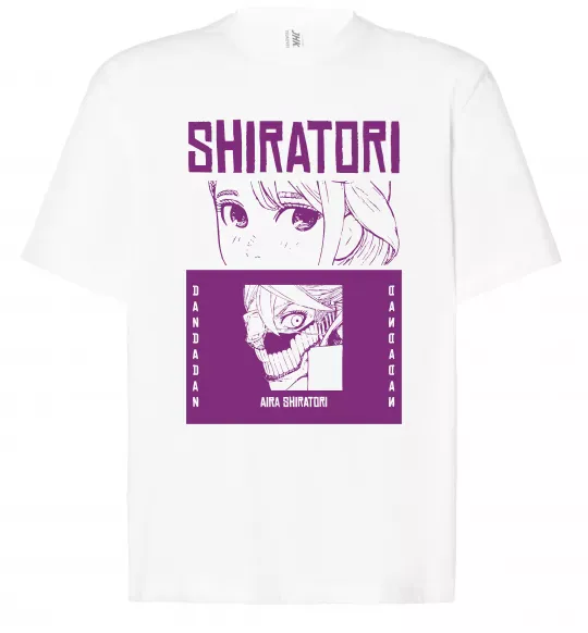 Футболка Оверсайз Shiratori Білий фото