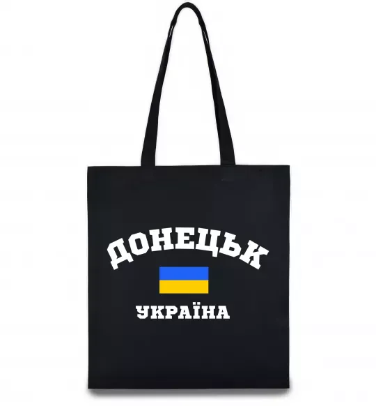 Эко-сумка Донецьк Україна Черный фото