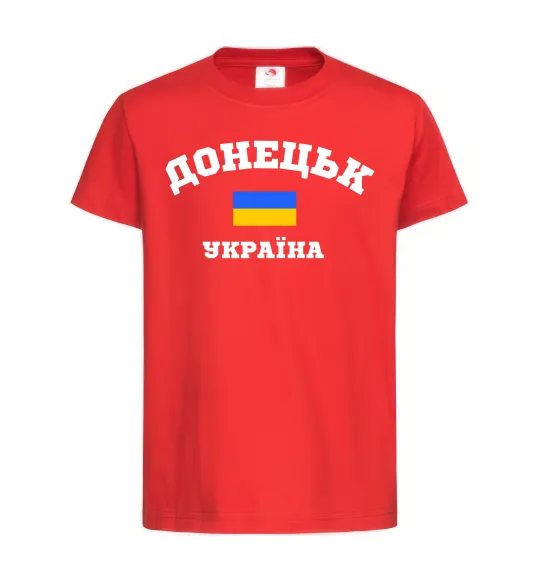 Детская футболка Донецьк Україна Красный фото