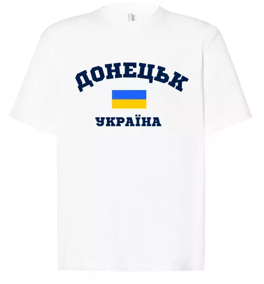 Футболка Оверсайз Донецьк Україна Білий фото