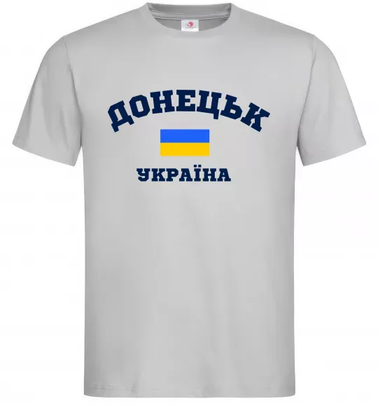 Чоловіча футболка Донецьк Україна Сірий фото