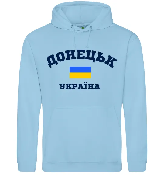 Женская толстовка (худи) Донецьк Україна Голубой фото