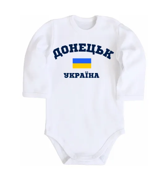 Детский боди Донецьк Україна Белый фото