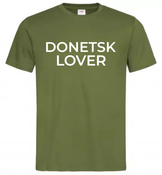Чоловіча футболка Donetsk lover Оливковий фото