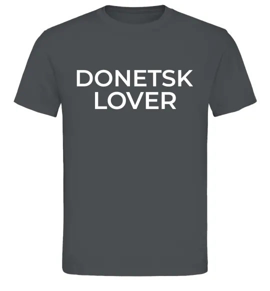 Чоловіча футболка Donetsk lover Графіт фото