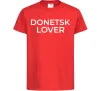 Дитяча футболка Donetsk lover Червоний фото