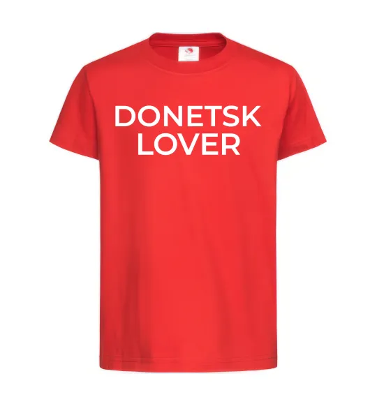 Дитяча футболка Donetsk lover Червоний фото