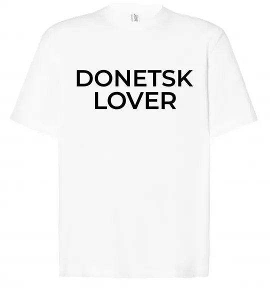 Футболка Оверсайз Donetsk lover Белый фото