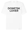 Футболка Оверсайз Donetsk lover Белый фото