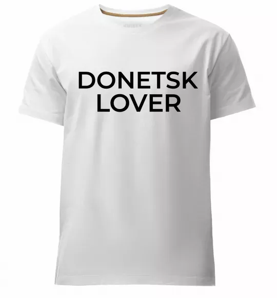 Мужская премиум футболка Donetsk lover Белый фото