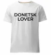 Мужская премиум футболка Donetsk lover Белый фото