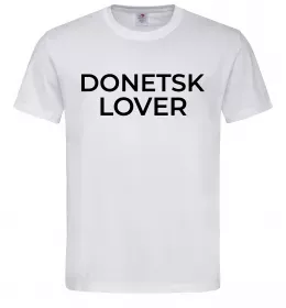 Чоловіча футболка Donetsk lover Білий фото