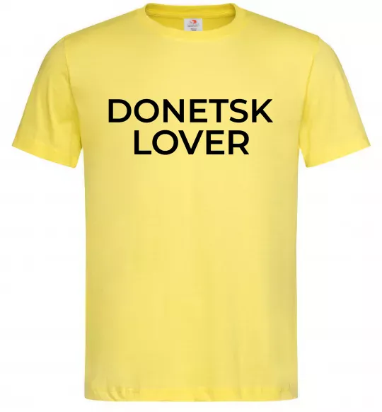 Чоловіча футболка Donetsk lover Лимонний фото