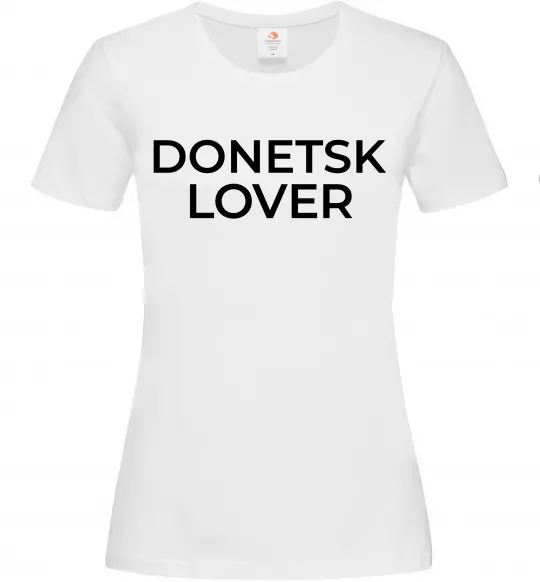Женская футболка Donetsk lover Белый фото