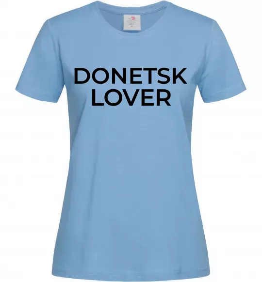 Женская футболка Donetsk lover Голубой фото