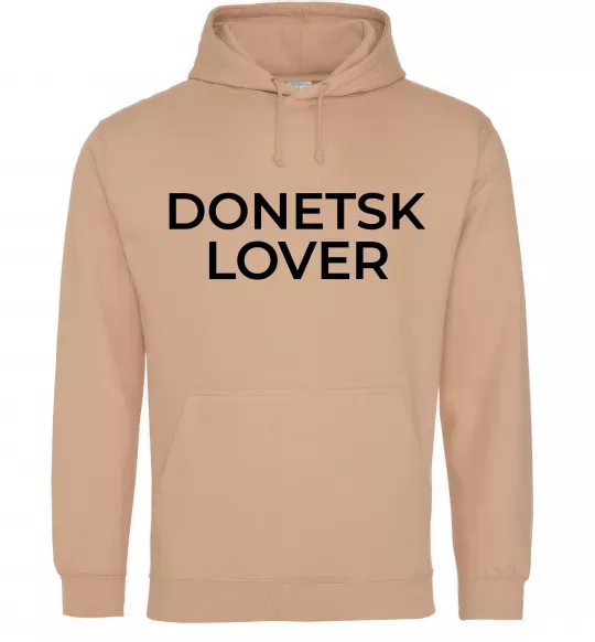Чоловіча толстовка (худі) Donetsk lover Пісочний фото