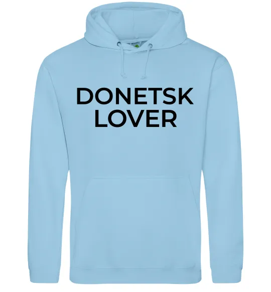 Мужская толстовка (худи) Donetsk lover Голубой фото