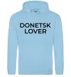 Мужская толстовка (худи) Donetsk lover Голубой фото
