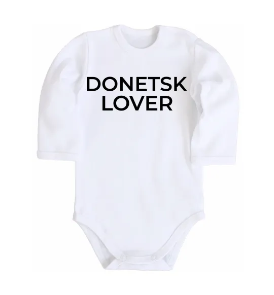 Детский боди Donetsk lover Белый фото