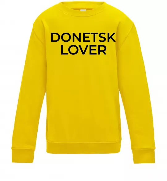 Детский Свитшот Donetsk lover Солнечно желтый фото