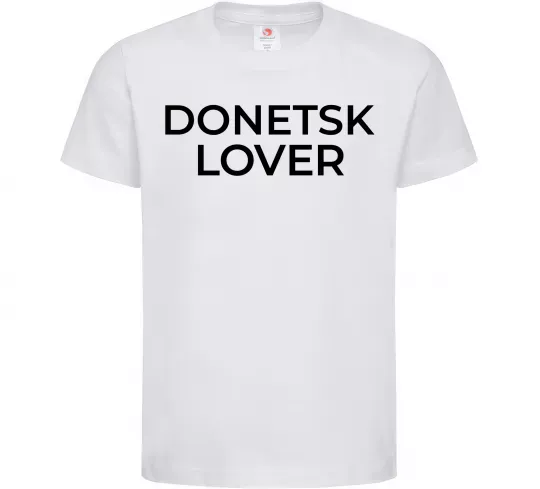 Дитяча футболка Donetsk lover Білий фото