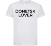 Дитяча футболка Donetsk lover Білий фото