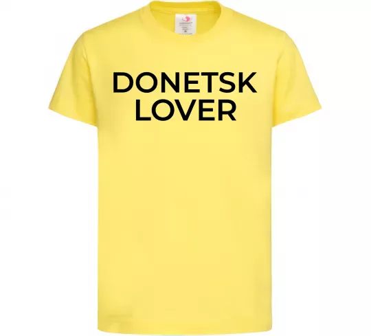 Дитяча футболка Donetsk lover Лимонний фото