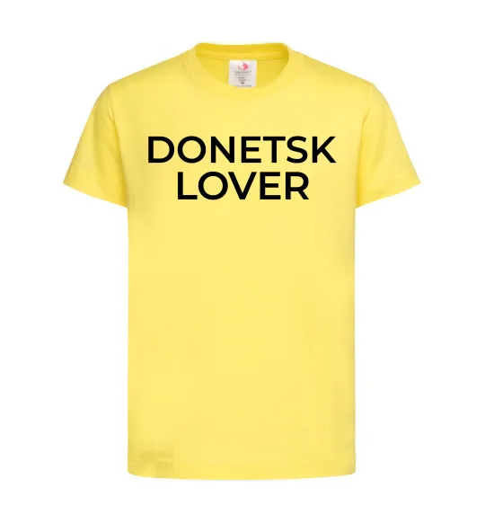 Дитяча футболка Donetsk lover Лимонний фото