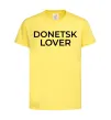 Дитяча футболка Donetsk lover Лимонний фото