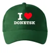 Кепка I love Donetsk Темно-зелений фото