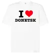 Футболка Оверсайз I love Donetsk Білий Футболка Оверсайз I love Donetsk Білий фото