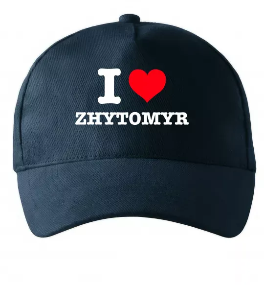 Кепка I love Zhytomyr Темно-синий фото