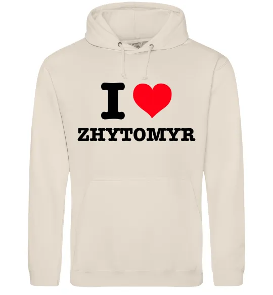Жіноча толстовка (худі) I love Zhytomyr Таш фото