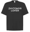 Футболка Оверсайз Zhytomyr lover Черный фото