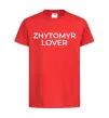 Дитяча футболка Zhytomyr lover Червоний фото