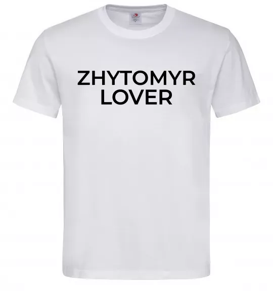 Чоловіча футболка Zhytomyr lover Білий фото