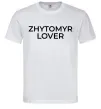 Чоловіча футболка Zhytomyr lover Білий фото