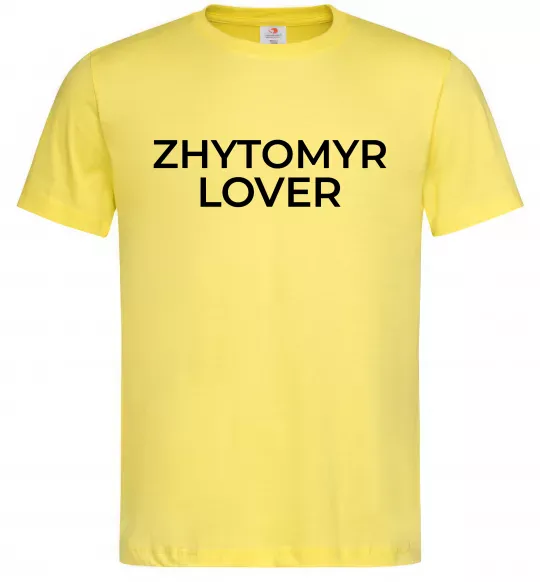 Чоловіча футболка Zhytomyr lover Лимонний фото