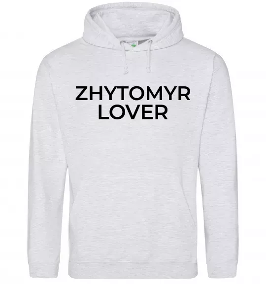 Жіноча толстовка (худі) Zhytomyr lover Сірий меланж фото