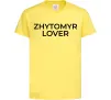 Дитяча футболка Zhytomyr lover Лимонний фото