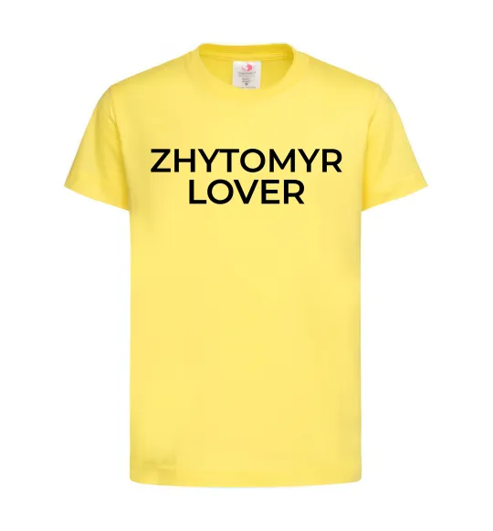 Дитяча футболка Zhytomyr lover Лимонний фото