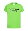 Дитяча футболка Zhytomyr lover Лаймовий фото