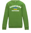 Детский Свитшот Запоріжжя Україна Лаймовый фото