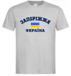 Чоловіча футболка Запоріжжя Україна Сірий фото