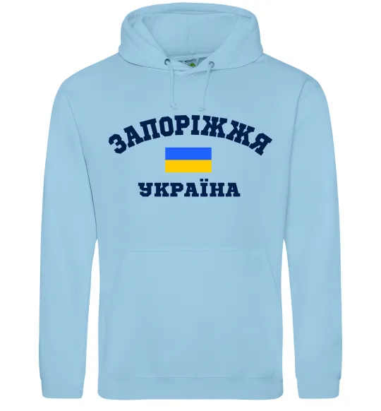 Жіноча толстовка (худі) Запоріжжя Україна Блакитний фото