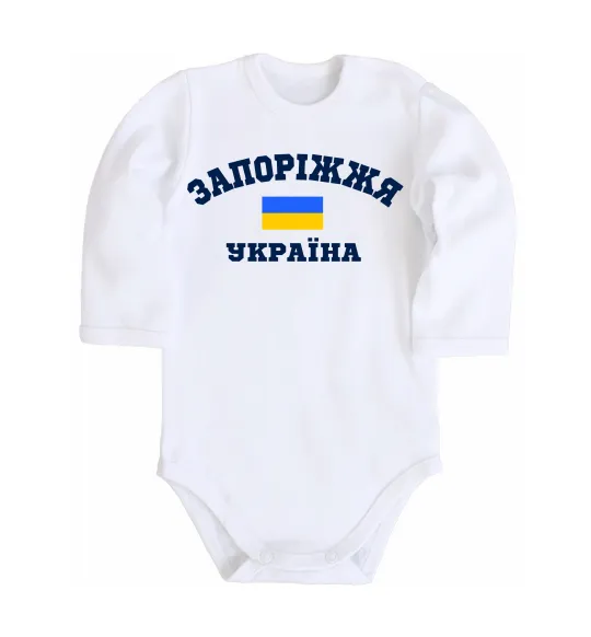 Дитячий бодік Запоріжжя Україна Білий фото