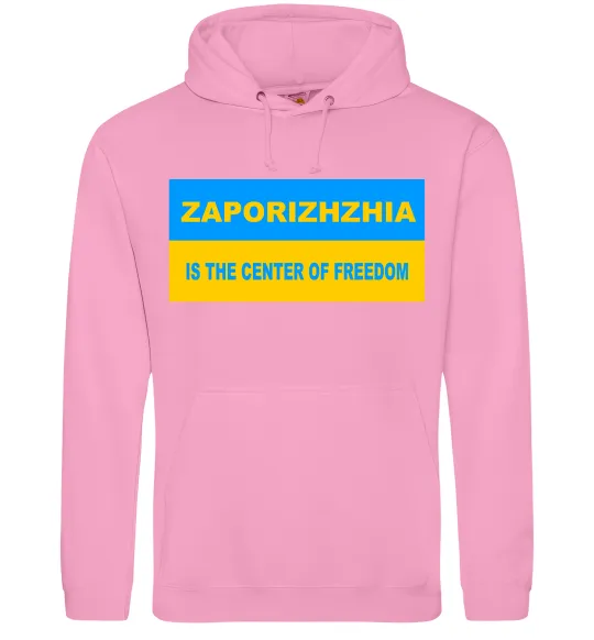 Женская толстовка (худи) Zaporizhzhia center of freedom Розовый фото